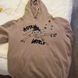Travis Scott Vintage Astroworld Look Mom I Can Fly Hoodie- Size XL